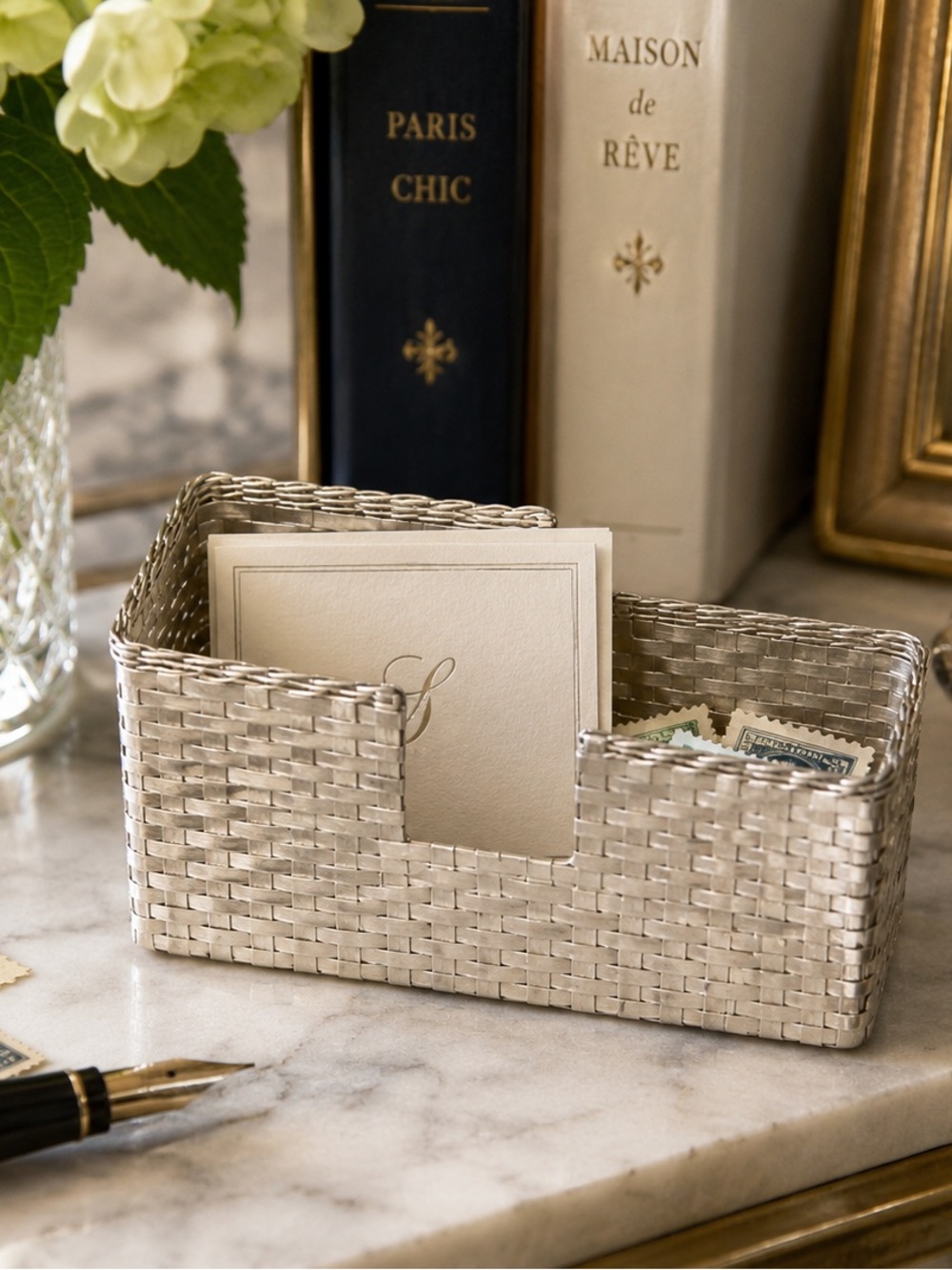 Vintage Silver Basket